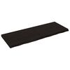 vidaXL Vegghylle m&oslash;rkebrun 160x60x(2-6) cm behandlet heltre eik