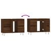 vidaXL Baderomsskap brun eik 80x33x60 cm konstruert tre