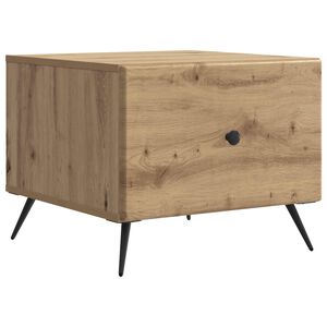 vidaXL Kaffebord Artisan eik 49 x 50 x 40 cm Konstruert tre