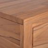 vidaXL Veggmontert baderomsskap 60x45x30 cm heltre teak