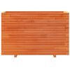 vidaXL Plantekasse voksbrun 110x40x72,5 cm heltre furu