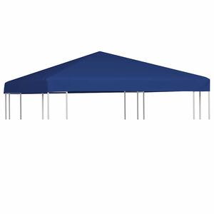 vidaXL Toppduk til paviljong 310 g/m&sup2; 3x3 m bl&aring;