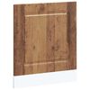 vidaXL Oppvaskmaskin panel gammelt tre 60x1,5x57 cm konstruert tre