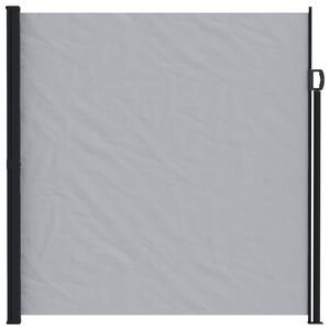 vidaXL Utklappbart side markise 300 x 200 cm Polyester Rektangul&aelig;r Gr&aring;