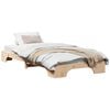 vidaXL Sengestamme Naturlig 75 x 190 cm Massiv furu