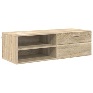 vidaXL Tre skap 100,5 x 39 x 30 cm Sonoma eik Konstruert tre