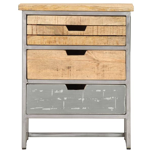 vidaXL Nattbord 40x30x50 cm heltre mango