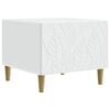 vidaXL Kaffebord Hvit 50 x 49 x 40 cm Konstruert tre