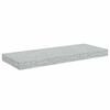 vidaXL Flytende vegghyller 4 stk betonggr&aring; 60x23,5x3,8 cm MDF