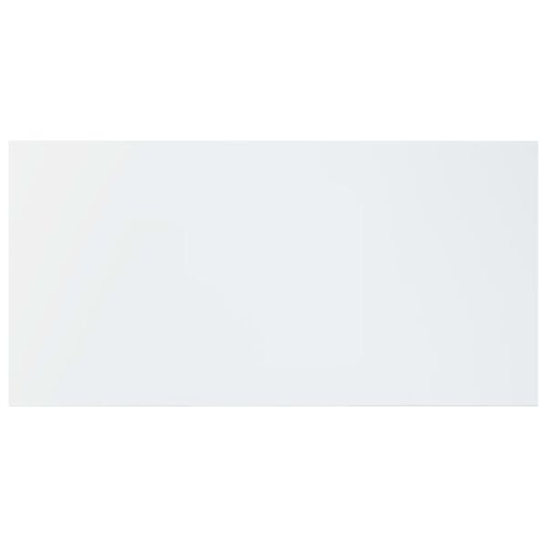 vidaXL Hylleplater 8 stk h&oslash;yglans hvit 80x40x1,5 cm sponplate