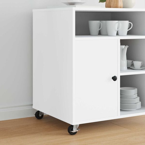 vidaXL Hjul 2 pcs Svart og s&oslash;lv 63 x 48 x 46 mm Jern og nylon