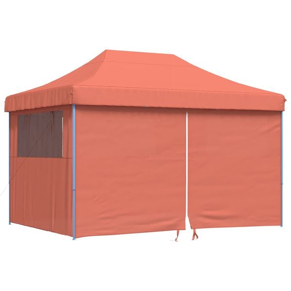 vidaXL Partytelt Terrakotta 279 x 410 x 315 cm Oxford Stoff