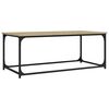 vidaXL Salongbord sonoma eik 102x50x40 cm konstruert tre og jern