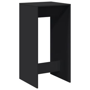 vidaXL Barbord svart 51x50x103,5 cm konstruert tre