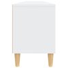 vidaXL TV-benk hvit 150x30x44,5 cm konstruert tre