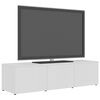 vidaXL TV-benk hvit 120x34x30 cm konstruert tre