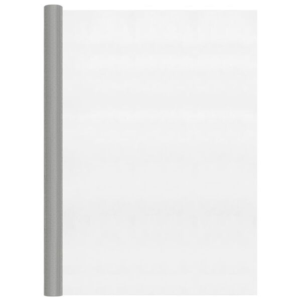 vidaXL Nettingskjerm rustfritt stål 112x1000 cm sølv