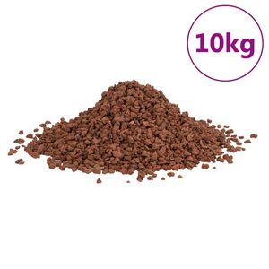 vidaXL Lavasteiner 10 kg r&oslash;d 5-8 mm