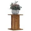 vidaXL Plantestativer 2 stk gammelt tre 30x30x40 cm konstruert tre