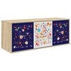 vidaXL Vegghengt TV-skap MAINZ 102 x 33 x 40 cm Sonoma eik