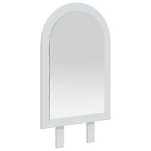 vidaxl Speil FAUSKE Hvit 43 x 3,5 x 77 cm Ingeni&oslash;rtre og Solid Furu