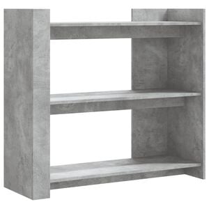 vidaXL Konsollbord betonggr&aring; 100x35x90 cm konstruert tre