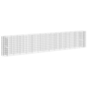 vidaXL Gabion h&oslash;ybed galvanisert jern 540x50x100 cm