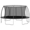 vidaXL Trampolinesett rund 488x90 cm 150 kg