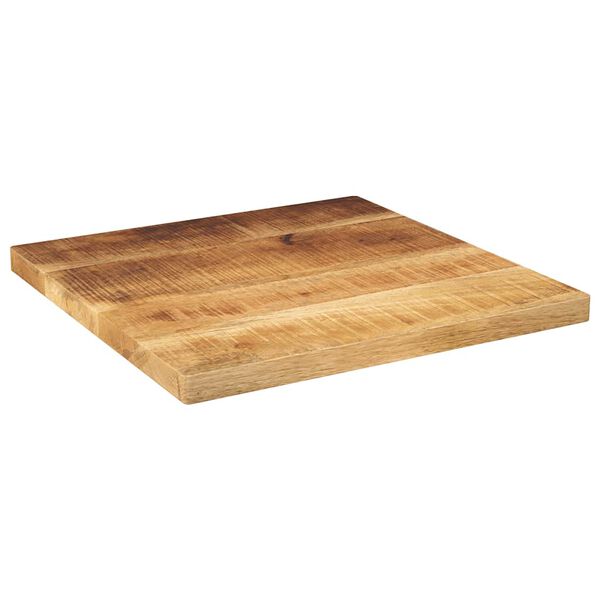 vidaXL Bordplate 50x50x2,5 cm firkantet grovt heltre mango