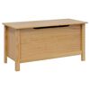 vidaXL Lagringsboks HILL Honning brun 90 x 40 x 45 cm Massiv furu