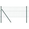 vidaXL Grunnfest Sveiset Tr&aring;dgjerde 10 x 0,8 m (B x H) PVC-belagt st&aring;l