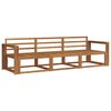 vidaXL Utend&oslash;rs sofa-sett 3 pcs Naturlig Solid akasietre