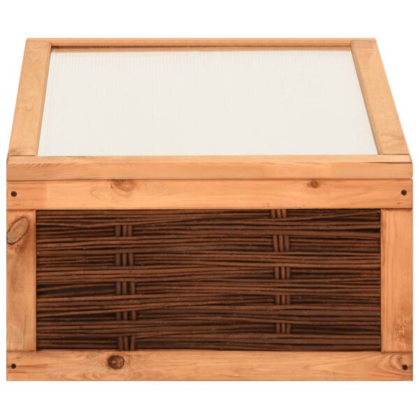 vidaXL Drivhus 60x80x45 cm heltre furu og selje