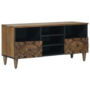 vidaXL TV-skap Brun 100 x 33 x 46 cm Massiv mango tre