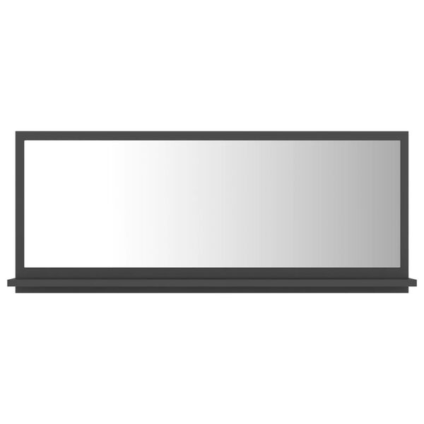 vidaXL Baderomsspeil gr&aring; 90x10,5x37 cm sponplate