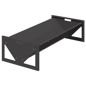 vidaXL F&ocirc;ringsgr&oslash;ft for husdyr Svart 108 x 50 x 28 cm 10 kg