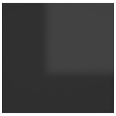 vidaXL Nattbord høyglans svart 30,5x30x30 cm sponplate