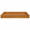 vidaXL Serveringsbrett 60x60 cm heltre teak