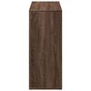 vidaXL Romdeler bokhylle brun eik 69,5x29x69,5 cm konstruert tre