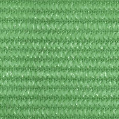 vidaXL Solseil 160 g/m² lysegrønn 2,5x2,5x3,5 m HDPE
