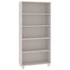 vidaXL Highboard HAMAR heltre furu hvit