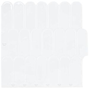 vidaXL Fj&aelig;rflis 10 stk. Hvit 30 x 30 cm Polyuretan og PET