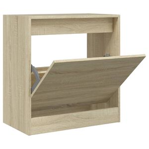 vidaXL Skoskap sonoma eik 60x34x63,5 cm konstruert tre