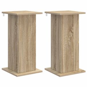 vidaXL Planteholder 2 pcs Sonoma eik 30,5 x 30 x 60,5 cm