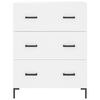 vidaXL Highboard hvit 69,5x34x180 cm konstruert tre