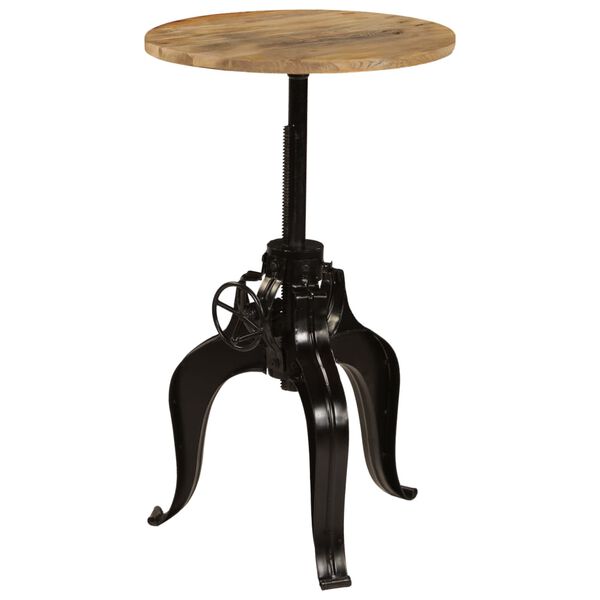 vidaXL Barbord heltre mango 60x(76-110) cm