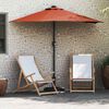 vidaXL Hageparasol Terrakotta 294 x 150 x 223 cm stoff