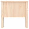 vidaXL Sidebord 2 stk 50x50x49 cm heltre furu