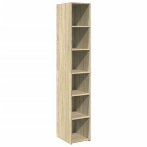 vidaXL Hylle sonoma eik 30x41x185 cm konstruert tre
