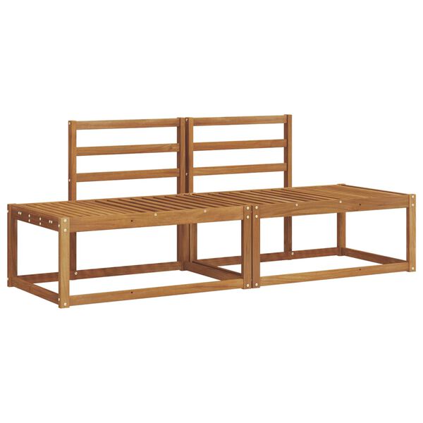 vidaXL Utend&oslash;rs sofa-sett 2 pcs Naturlig 182,5 x 63 x 73 cm